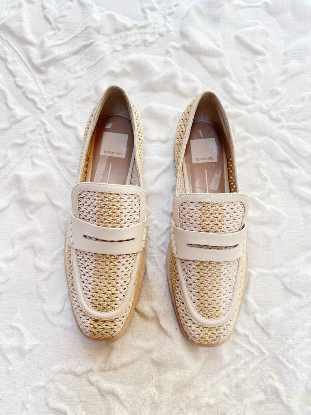 Dolce Vita Halley Ivory Raffia
Loafers Size 8 - Picture 5 of 9